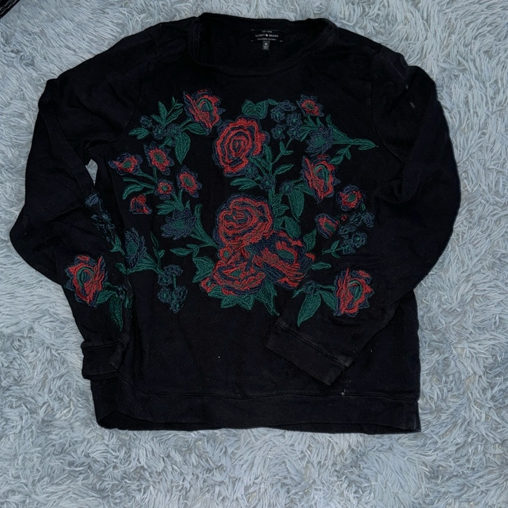 lucky brand pullover hoodie/sweatshirt